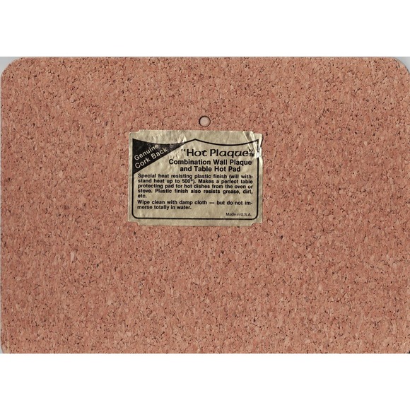 Brulatour Courtyard New Orleans Louisiana USA Cork Back Hot Plate/Wall Plaque - Picture 2 of 2